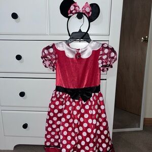 Disney Minnie Mouse Red and White Outfit
